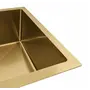 Кухонная мойка Valeso Handmade CM 54*44 Workstation золото PVD, монтаж под столешницу
