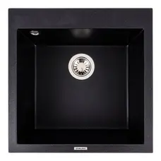 Гранітна мийка VALESO GALAX 5050 матова Чорний металік