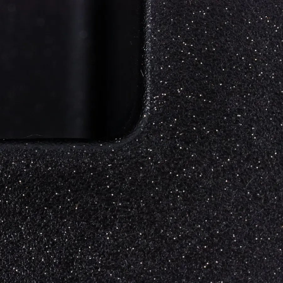 Гранитная мойка для кухни VALESO GALAX 5050 матовая Черный металлик