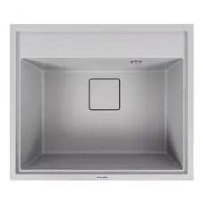 Кухонная мойка гранитная VALESO 6050 SHERLIT (серый металлик)