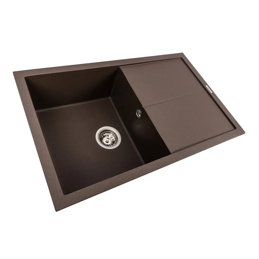 Гранитная мойка для кухни VALESO MAGNUM 7950 матовая Темная Скала