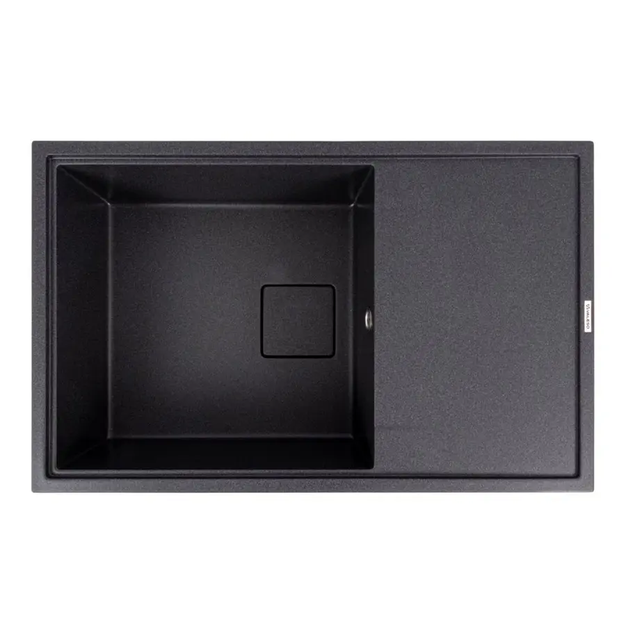 Гранитная мойка для кухни VALESO GALANS 7850 матовая Карбон