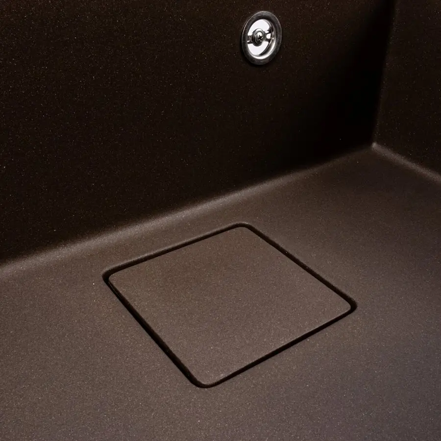 Гранітна мийка VALESO SHERLIT 6050 матова Темна скеля
