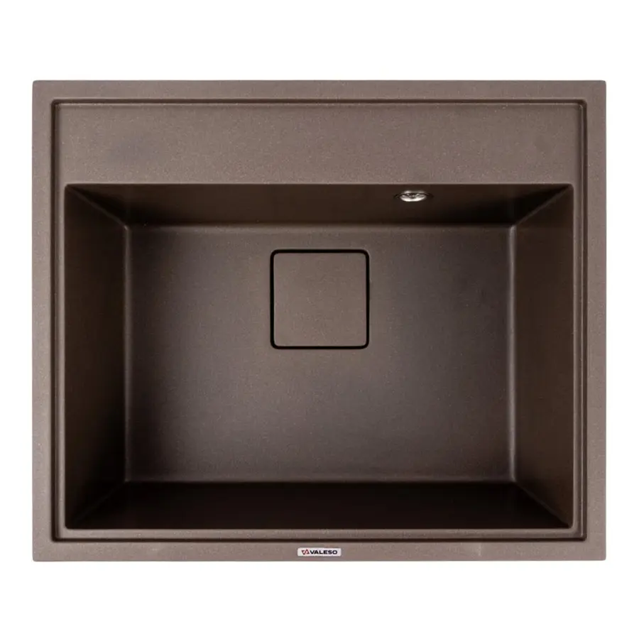 Гранітна мийка VALESO SHERLIT 6050 матова Темна скеля