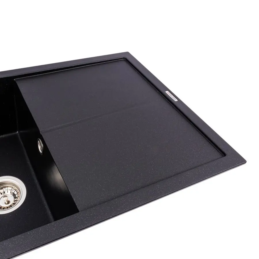 Гранітна матова мийка VALESO MAGNUM 7950 (Чорний металік)