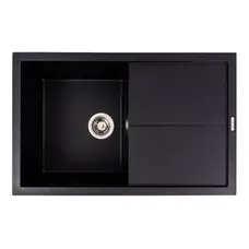 Гранітна матова мийка VALESO MAGNUM 7950 (Чорний металік)