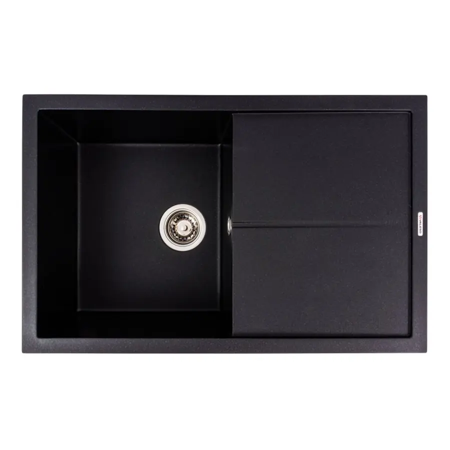 Гранітна матова мийка VALESO MAGNUM 7950 (Чорний металік)