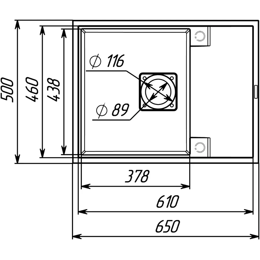 Кухонная мойка гранитная матовая Valeso