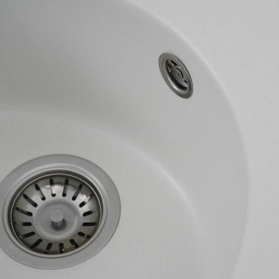 Гранітна мийка для кухні Platinum 510 YARA глянець Білосніжна