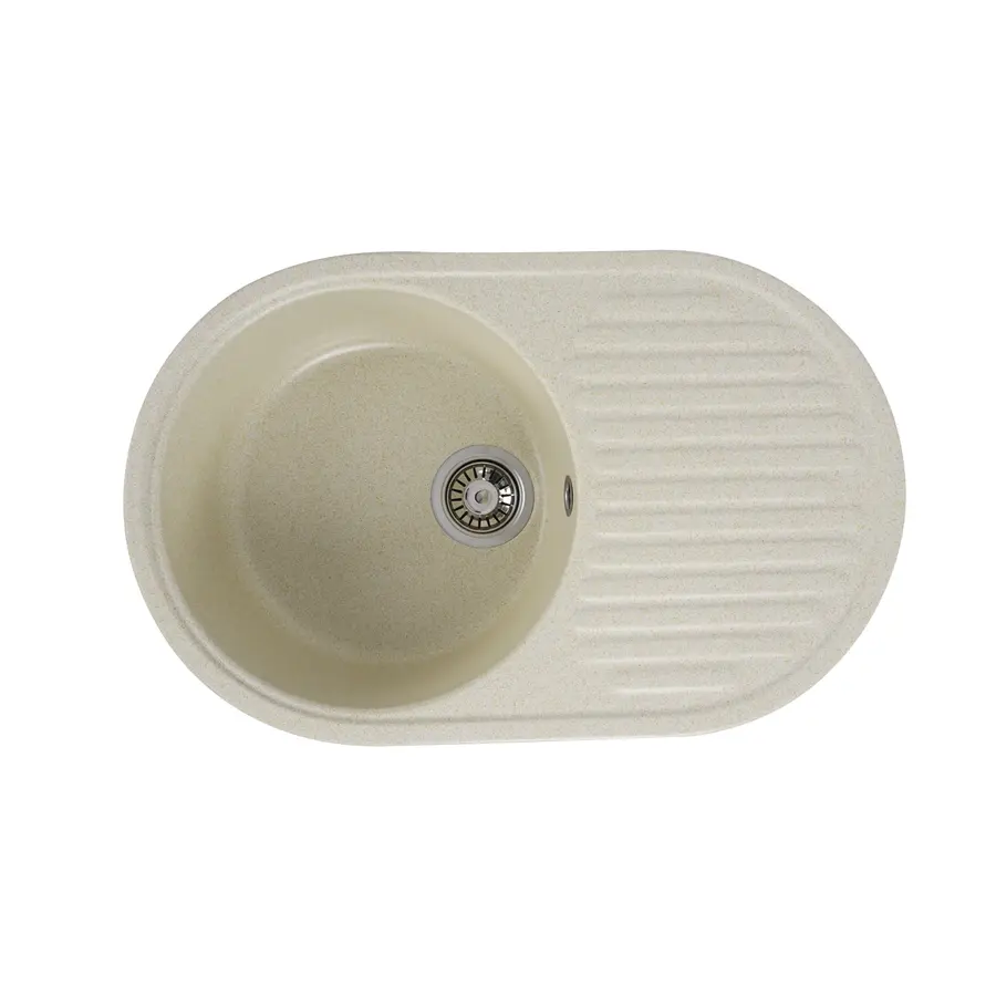 Гранітна мийка для кухні Platinum 7346 ASTORIA глянець Пісок