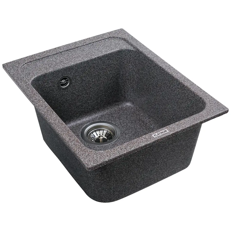 Гранітна мийка для кухні Platinum 4050 KORRADO матова Мікс