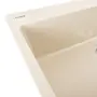 Гранітна мийка для кухні Platinum 7850 Bogema матова (айворі)