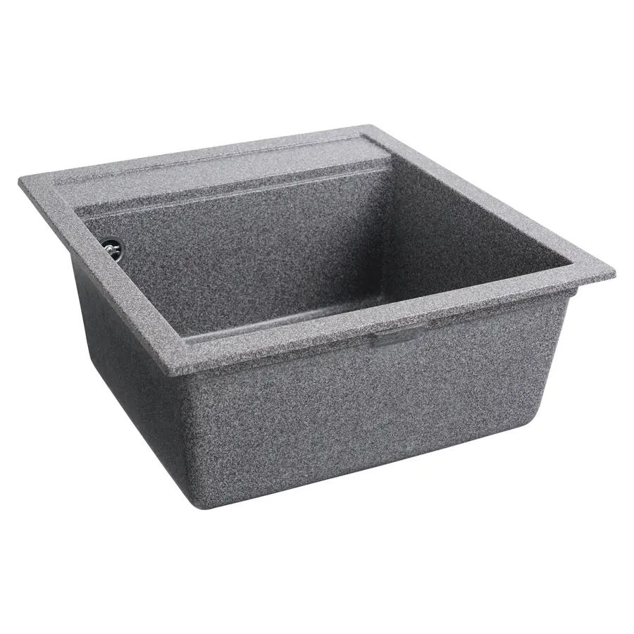 Гранітна мийка для кухні Platinum 5149 FIESTA матова Мікс