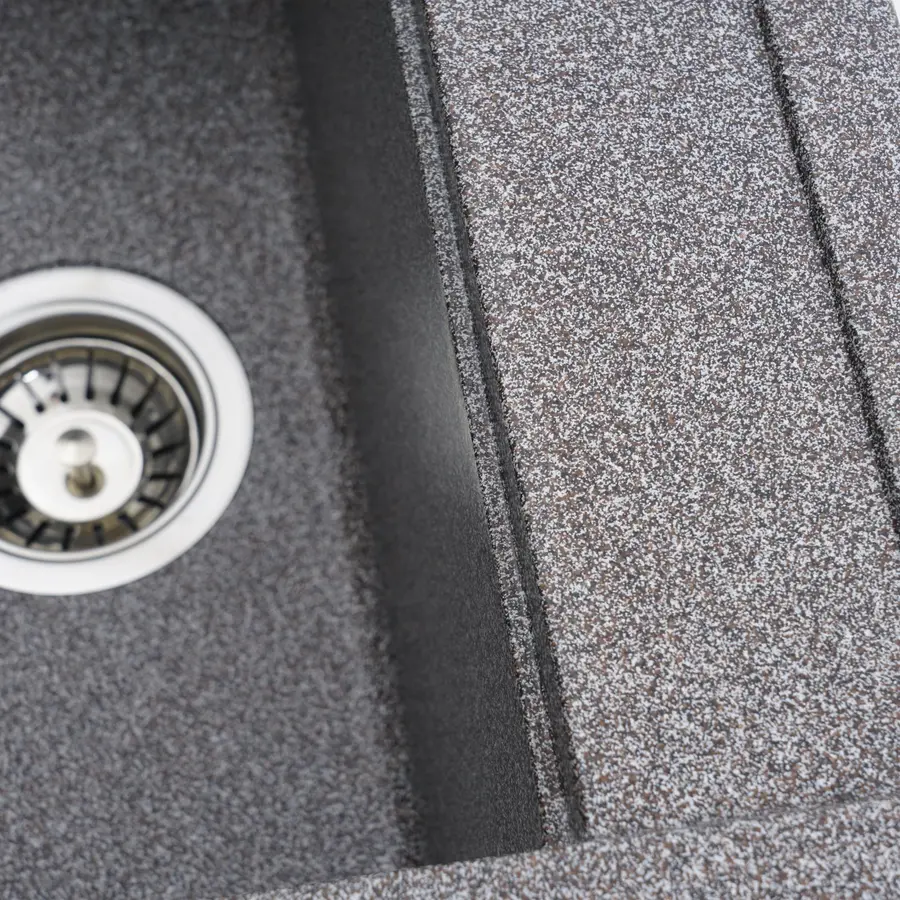 Гранітна мийка для кухні Platinum 5149 FIESTA матова Мікс