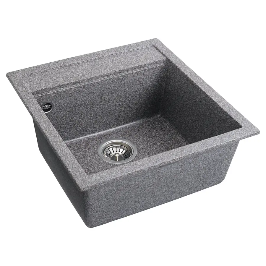 Гранітна мийка для кухні Platinum 5149 FIESTA матова Мікс