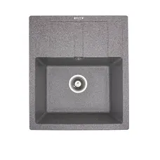 Гранітна мийка для кухні Platinum 5851 ARIA матова Мікс