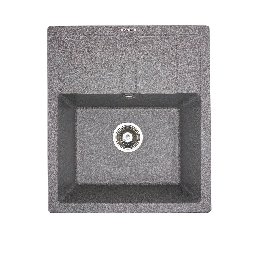 Гранітна мийка для кухні Platinum 5851 ARIA матова Мікс