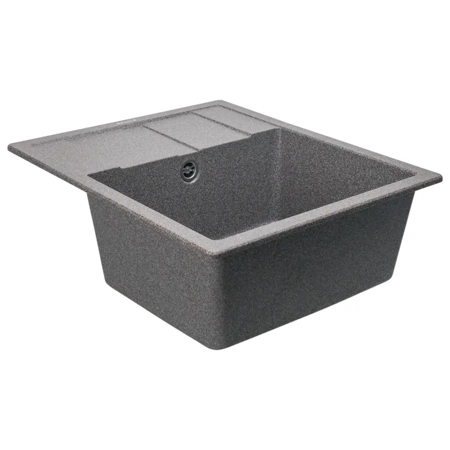 Гранітна мийка для кухні Platinum 5851 ARIA матова Мікс