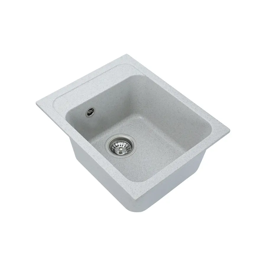 Гранітна мийка для кухні Platinum 4050 RUBY глянець Топаз