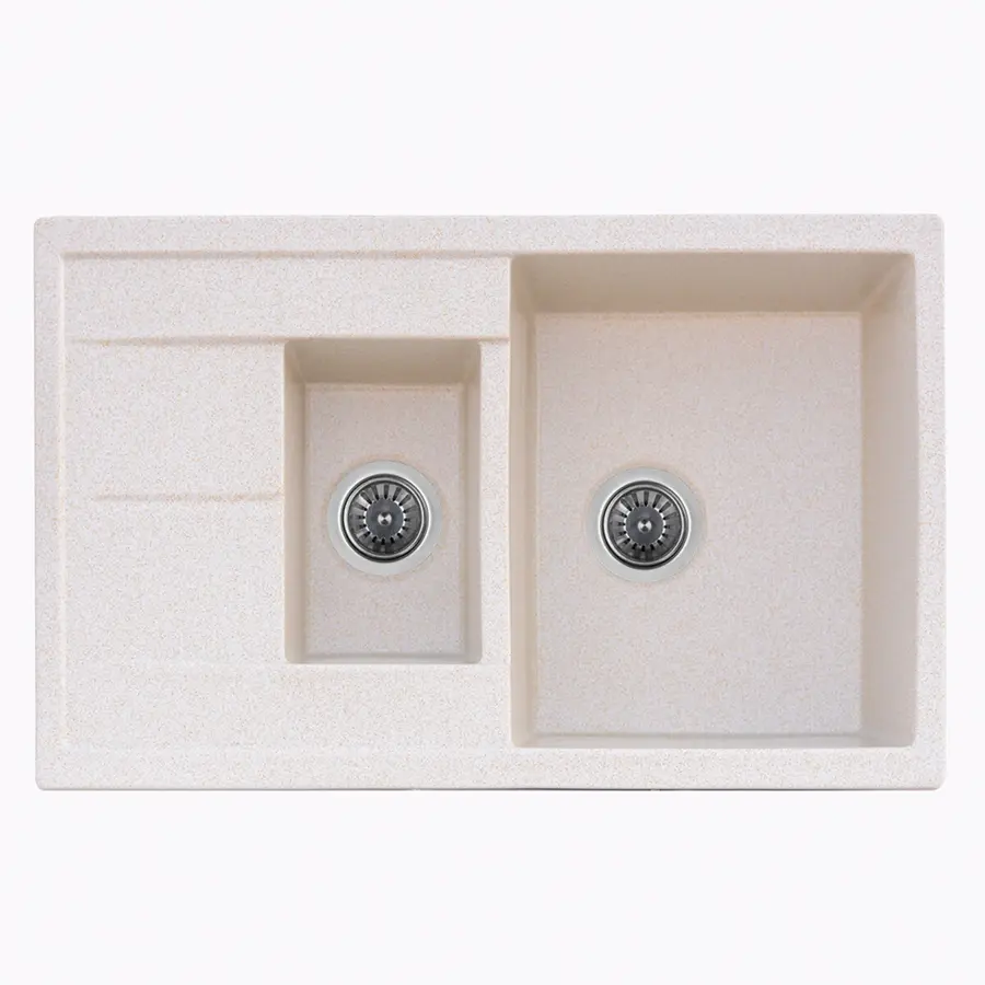 Гранітна мийка для кухні Platinum 7850W KESSAN глянець Сафарі