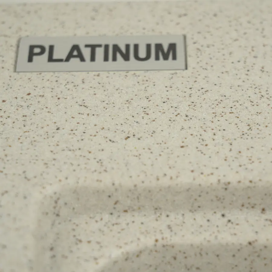 Гранітна мийка для кухні Platinum 5852 VESTA матова Топаз