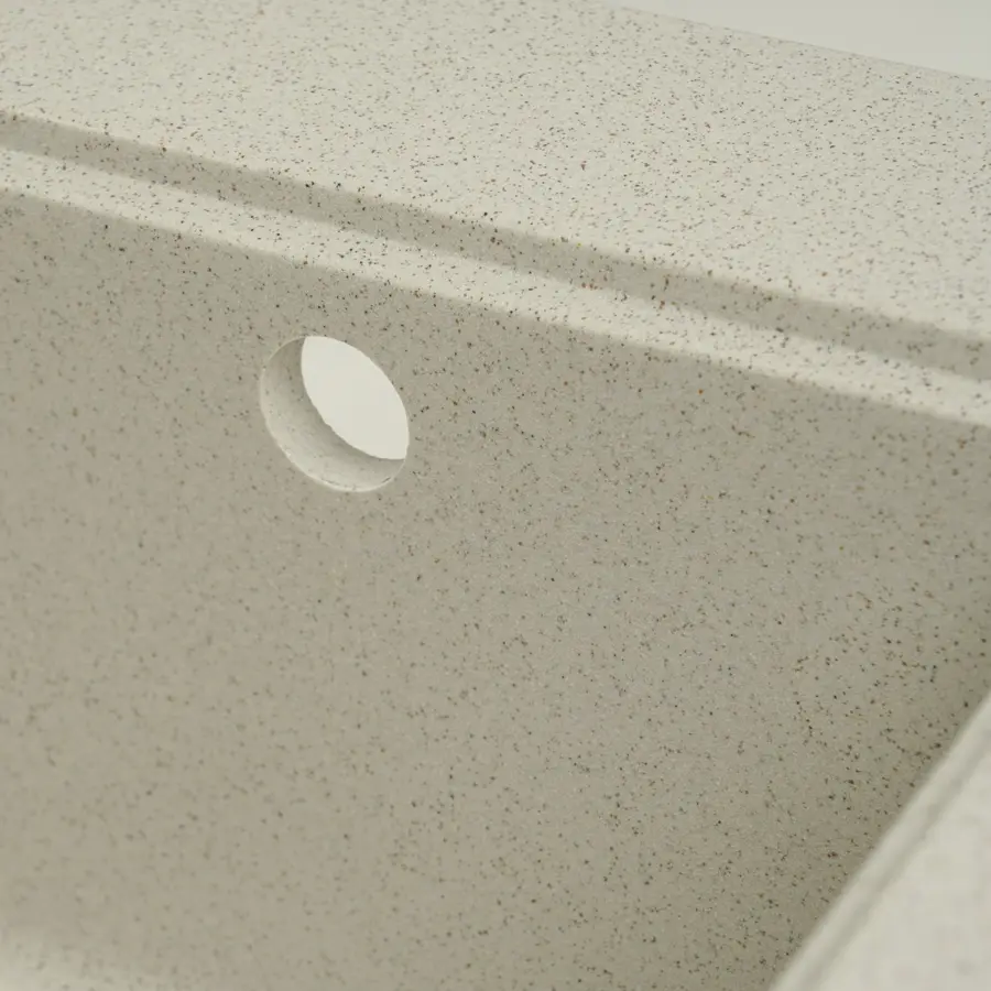 Гранітна мийка для кухні Platinum 5852 VESTA матова Топаз