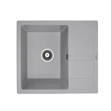 Гранітна мийка для кухні Platinum 5851 ARIA матова Топаз