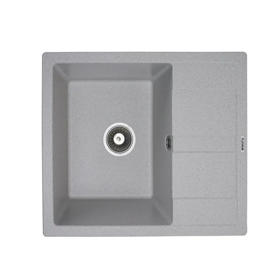 Гранітна мийка для кухні Platinum 5851 ARIA матова Топаз