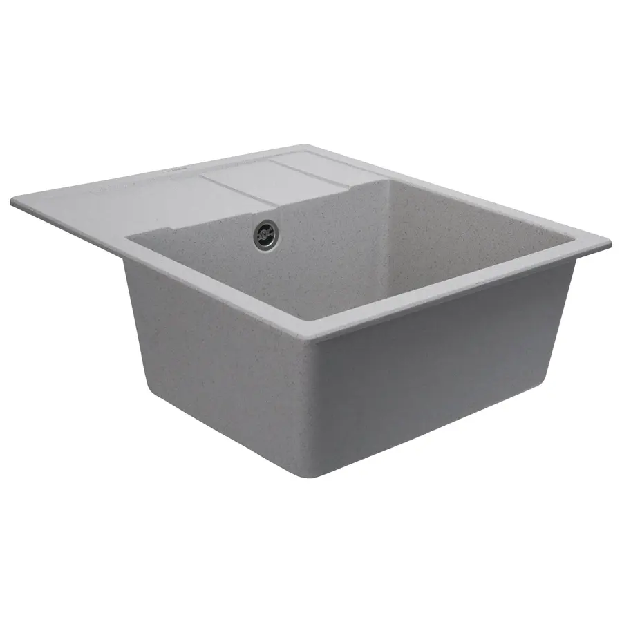 Гранітна мийка для кухні Platinum 5851 ARIA матова Топаз