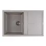 Гранітна мийка для кухні Platinum 7950 Selena матова Сіра