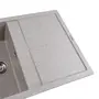 Гранітна мийка для кухні Platinum 7950 Selena матова Сіра