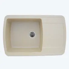 Гранітна мийка для кухні Platinum 7749 ROMA глянець Беж