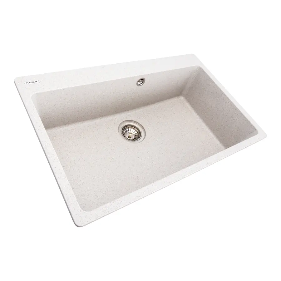 Гранітна мийка для кухні Platinum 7850 Bogema матова (топаз)