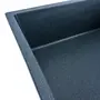 Гранітна мийка для кухні Platinum 8650 DIAMOND матова (антрацит)
