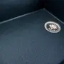Гранітна мийка для кухні Platinum 8650 DIAMOND матова (антрацит)