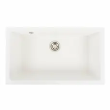 Гранітна мийка для кухні Platinum 7945 Paruana матова Білосніжна