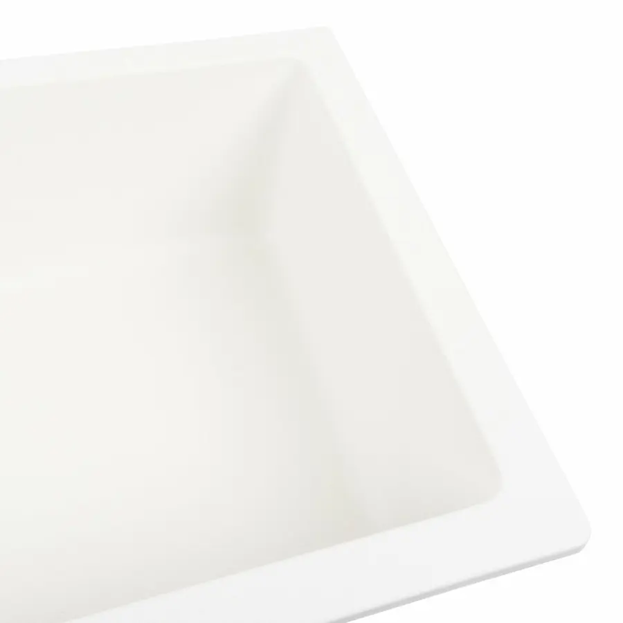 Гранітна мийка для кухні Platinum 7945 Paruana матова Білосніжна