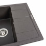 Гранітна мийка для кухні Platinum 5851 ARIA матовий Гренадін