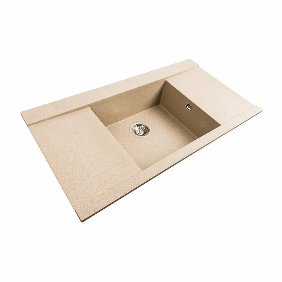 Гранитная мойка для кухни Platinum 9651 ATLAS матовая (сафари)