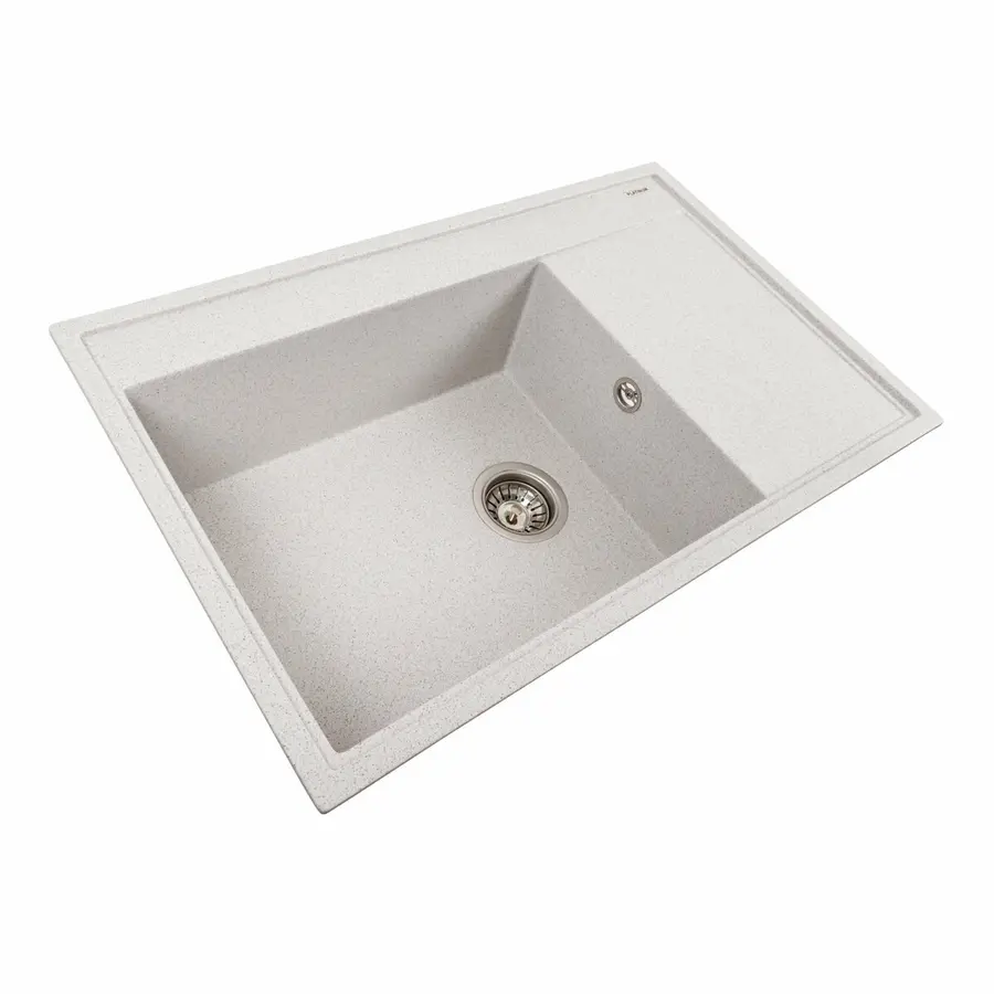 Гранітна мийка для кухні Platinum 7950 AZURIT матовий Топаз