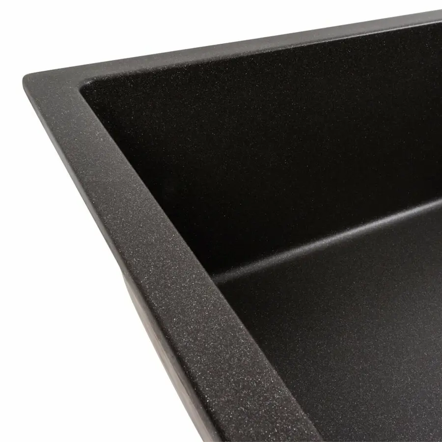 Гранітна мийка для кухні Platinum 8650 DIAMOND матовий Моріон