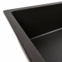 Гранитная мойка для кухни Platinum 8650 DIAMOND матовый Морион