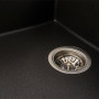 Гранитная мойка для кухни Platinum 8650 DIAMOND матовый Морион