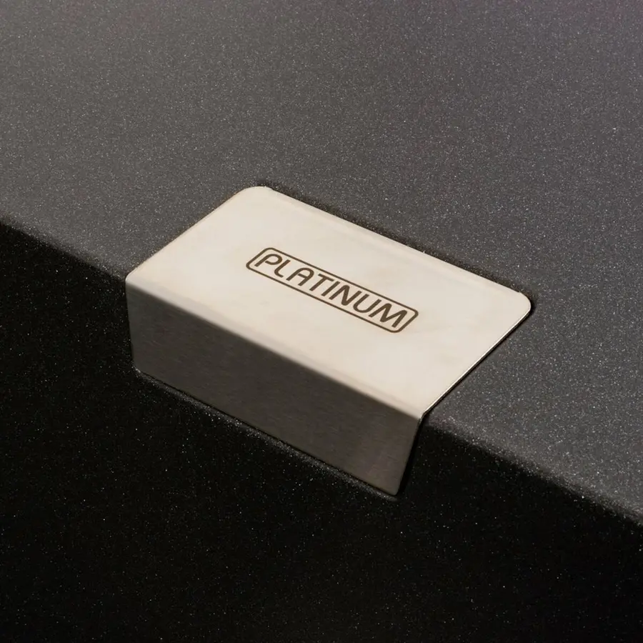 Гранітна мийка для кухні Platinum 8650 DIAMOND матовий Моріон