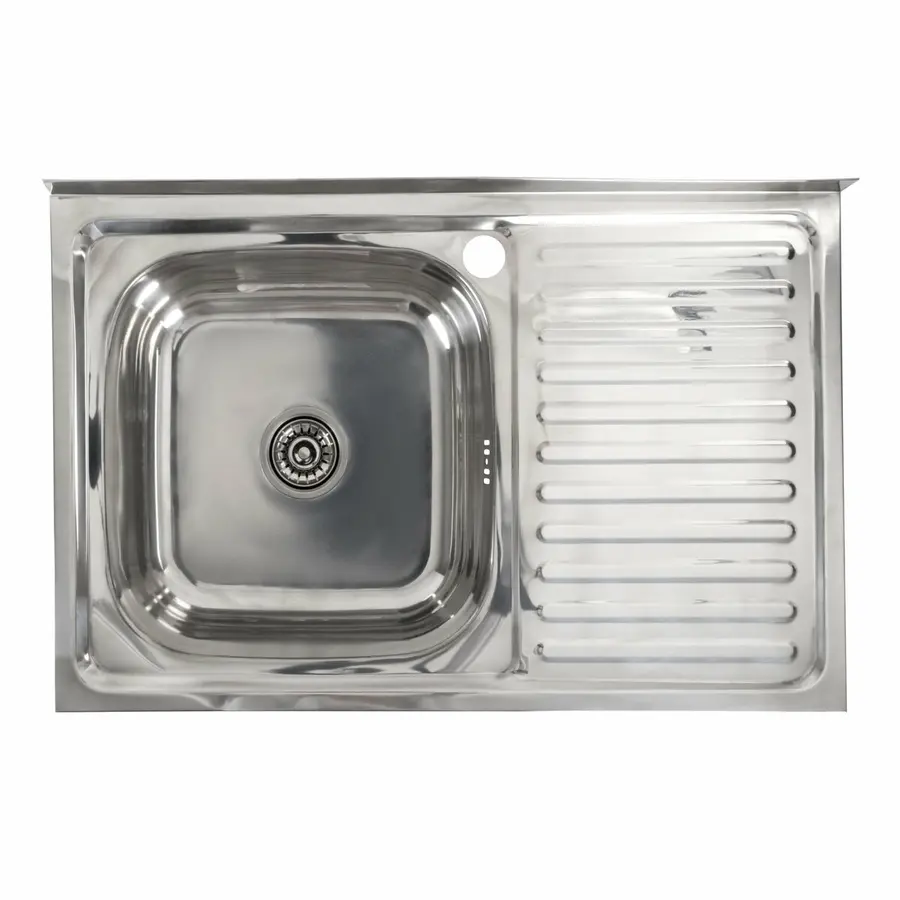 Кухонна мийка з нержавіючої сталі Valeso ПОЛІРОВКА 8050 L (0,7/160 мм)