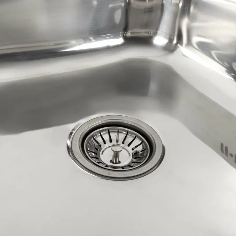 Кухонна мийка з нержавіючої сталі Valeso ПОЛІРОВКА 8050 L (0,7/160 мм)