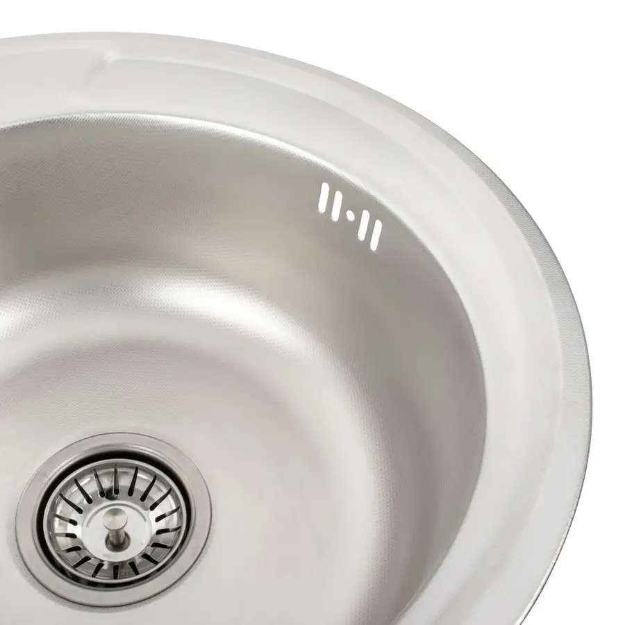 Кухонна мийка з нержавіючої сталі Valeso ДЕКОР 450 (0,6/170 мм)