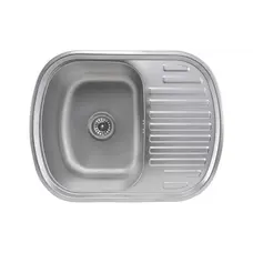 Кухонна мийка з нержавіючої сталі Valeso 6349D ДЕКОР 0,8/180