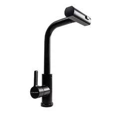 Змішувач кухонний XK09B VALESO PVD чорний