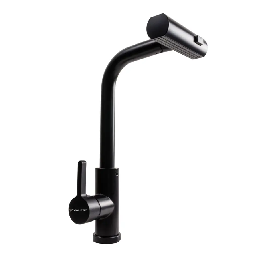 Змішувач кухонний XK09B VALESO PVD чорний